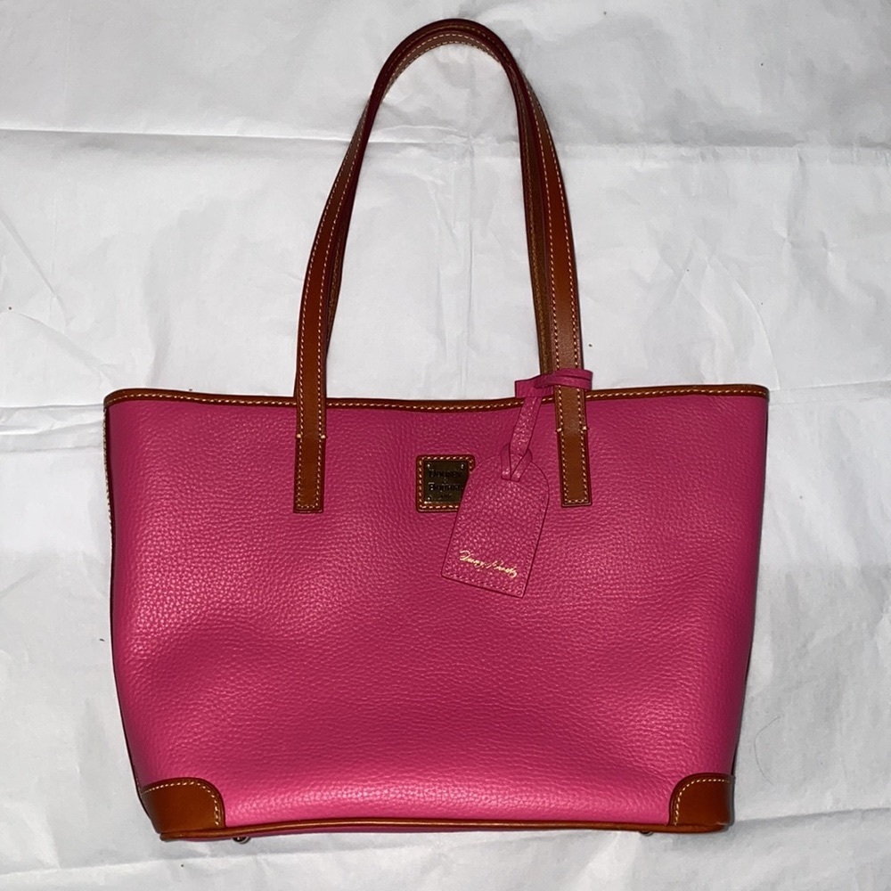 Dooney & Bourke Hot Pink & Brown Bag